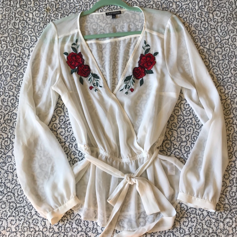 Express Embroidered Blouse